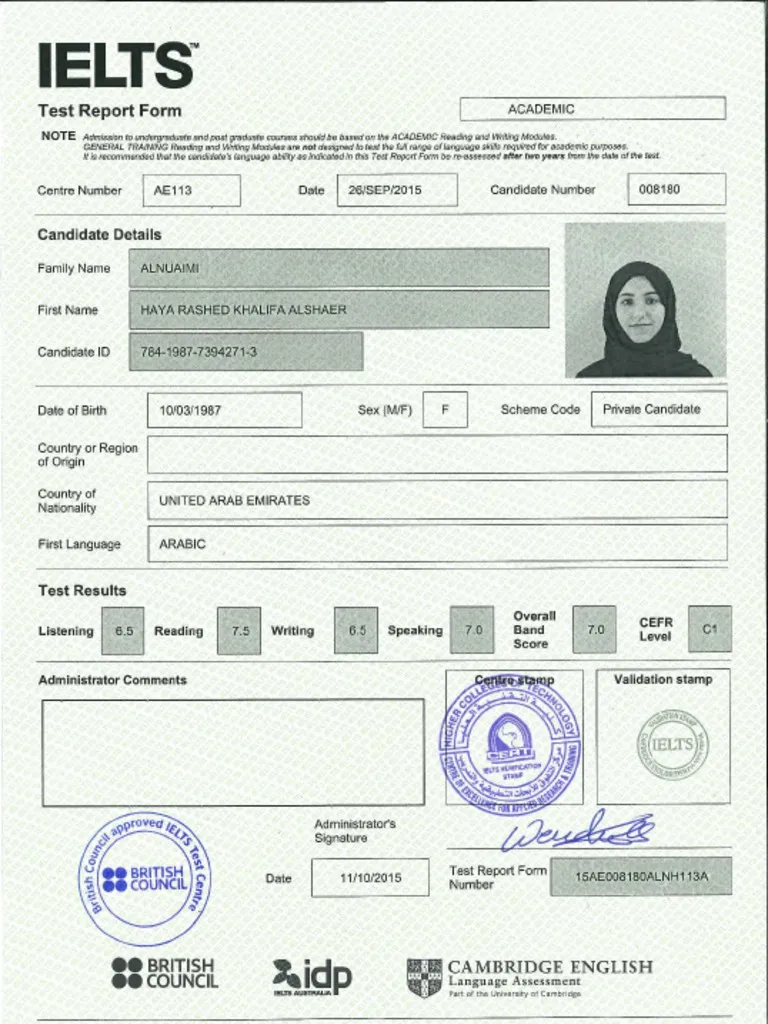 Buy Real IELTS Certificate