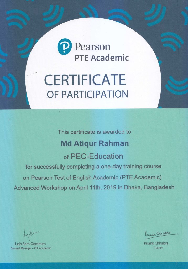 Buy PTE Certificate Online Without Exam