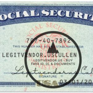Buy Fake SSN CARD Online