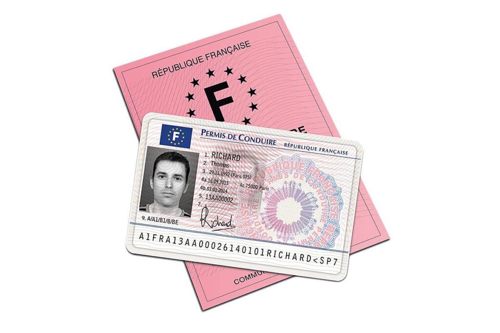 Permit de conduire Français
