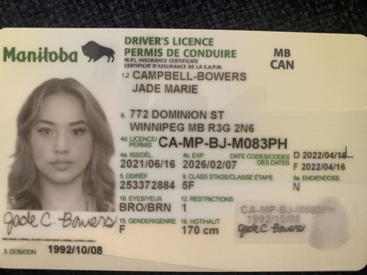 Buy Manitoba Driver License, acheter un permis de conduire du Manitoba