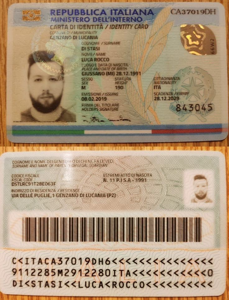 Buy italian id card, 在线申请意大利身份证, Buy Italian identity card online,